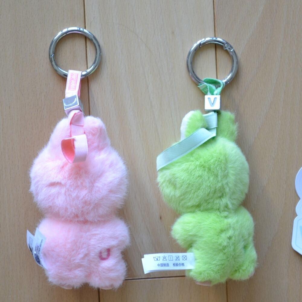 POP MART Pin for Love Labubu Plush Pendants Bag Charms U and V - Picture 5 of 6